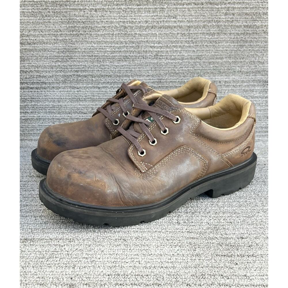 DAKOTA Work Shoes 1117QC Oxford Aluminum Toe Comp Plate Men's Size 10.5 US Wide